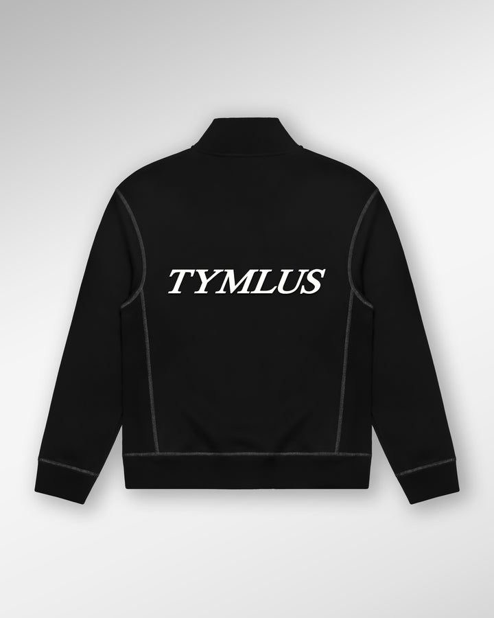 Diamond Quarter Zip Black