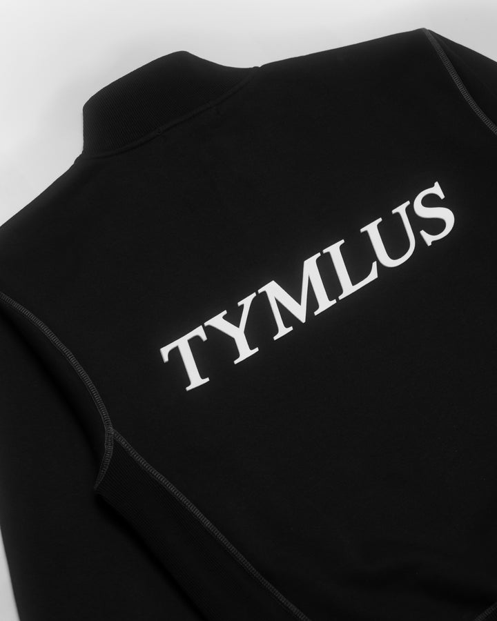 Diamond Quarter Zip Black
