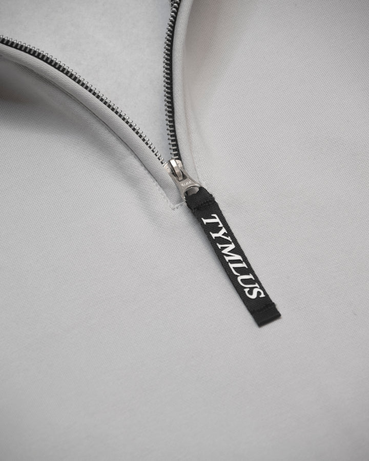 Diamond Quarter Zip Grey