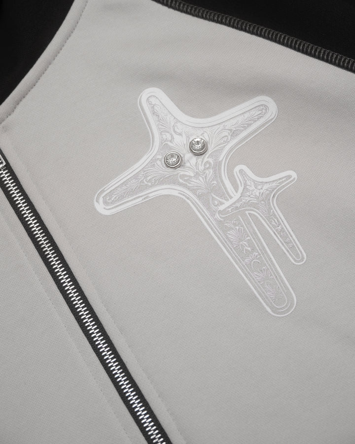 DIAMOND ZIP-UP