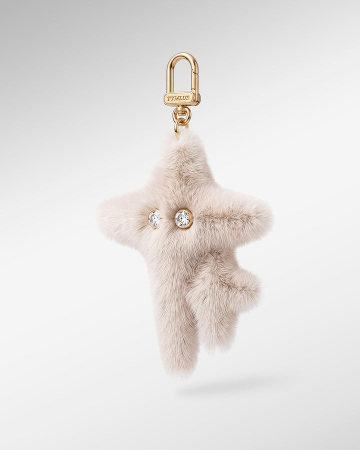 Diamond Ivory Star Charm